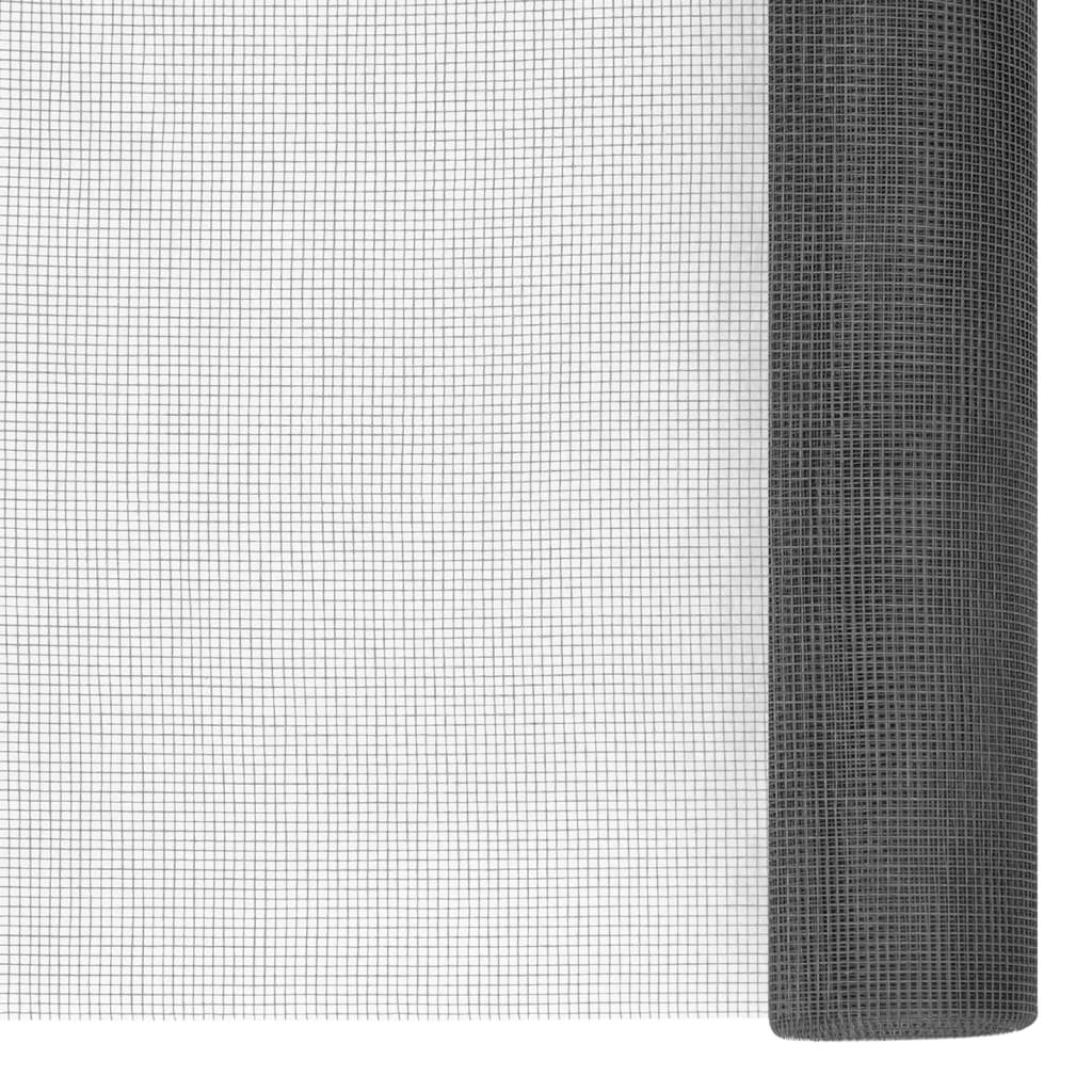 Vidaxl gaas 100x2000 cm glasvezel zwart