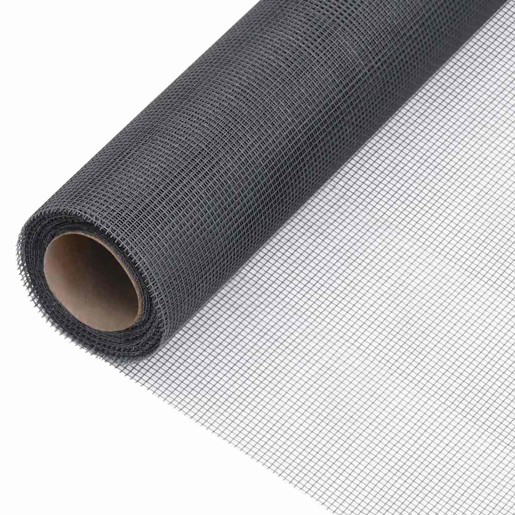 Vidaxl gaas 100x2000 cm glasvezel grijs