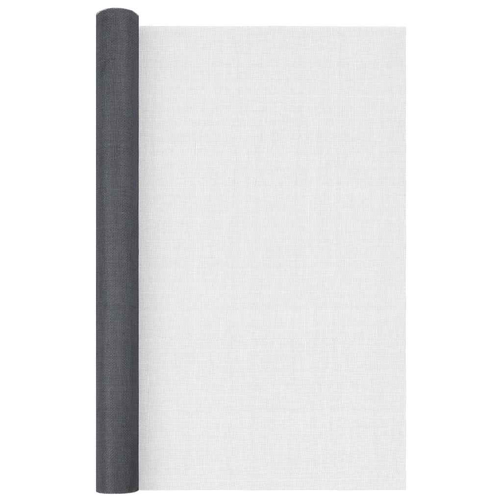 Vidaxl gaas 100x2000 cm glasvezel grijs