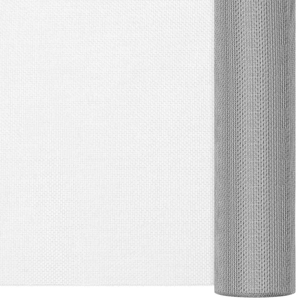 Vidaxl gaas 112x2000 cm roestvrij staal zilverkleurig