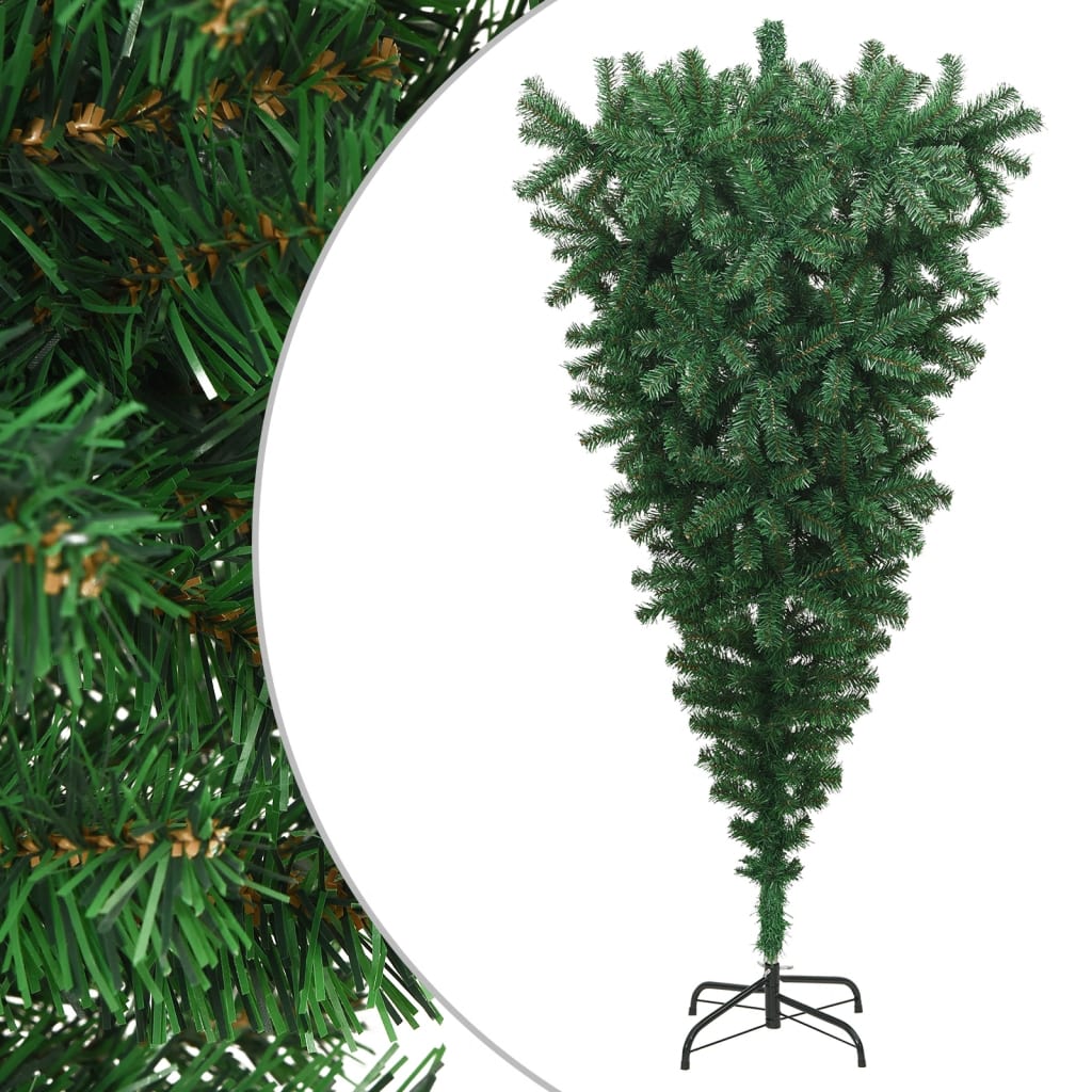 VidaXL Kunstkerstboom verkregen met standaard 210 cm groen