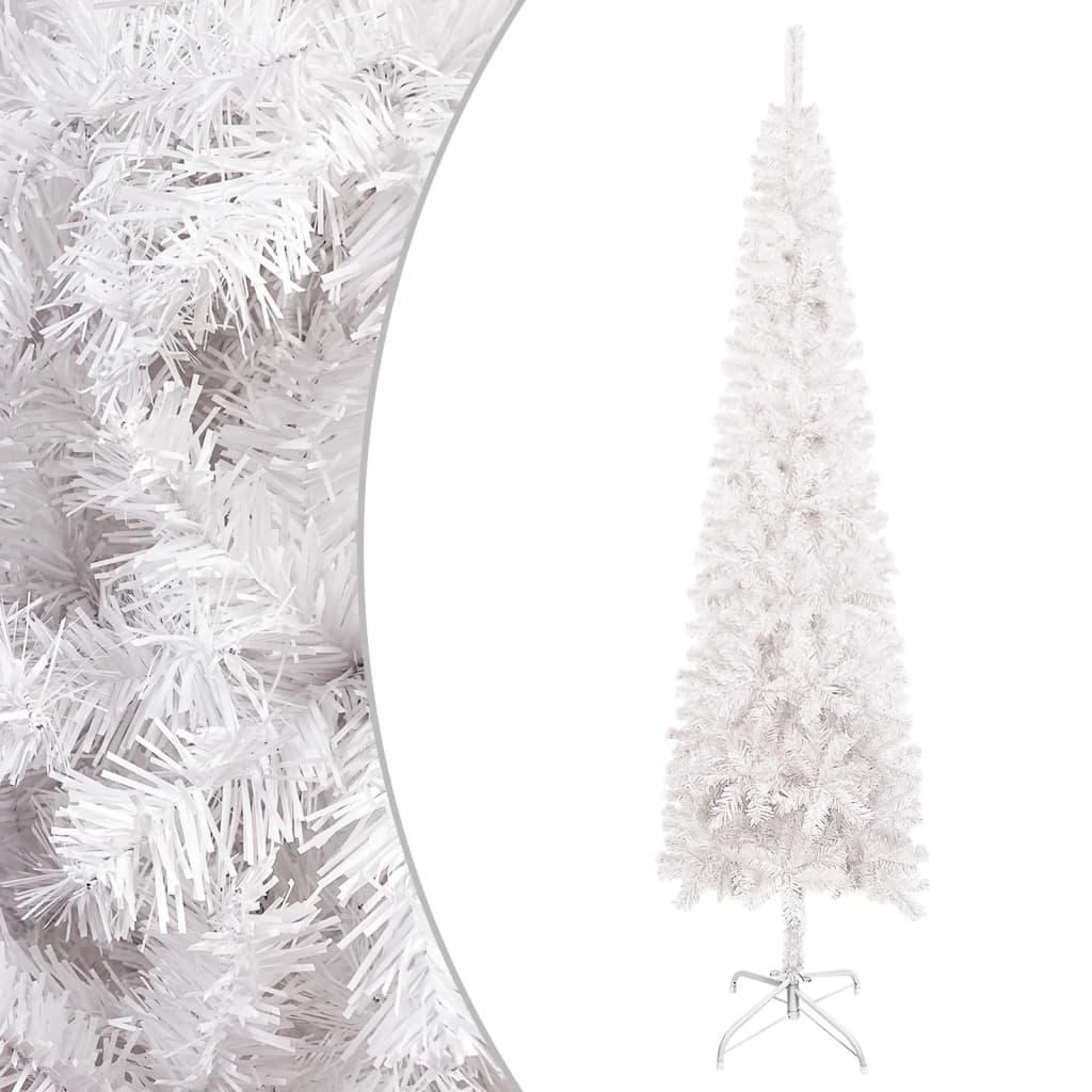VidaXL Kerstboom smal 120 cm wit