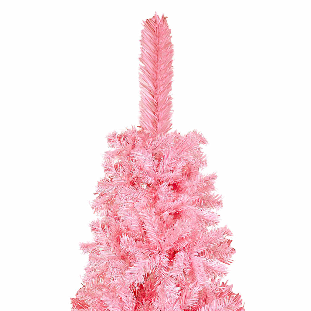 Vidaxl kerstboom smal 180 cm roze