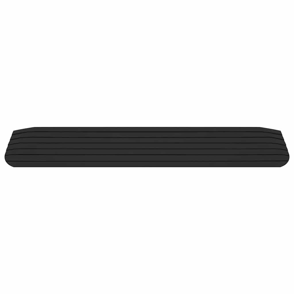 Vidaxl drempelhulpen 2 st 110x21x2,5 cm rubber