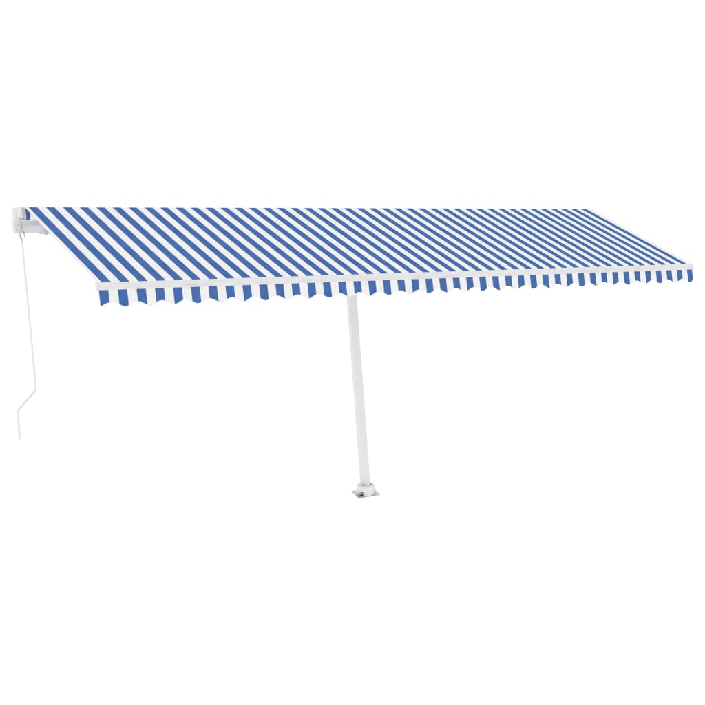 VidaXL Luifel handmatig uittrekbaar met LED 600x300 cm