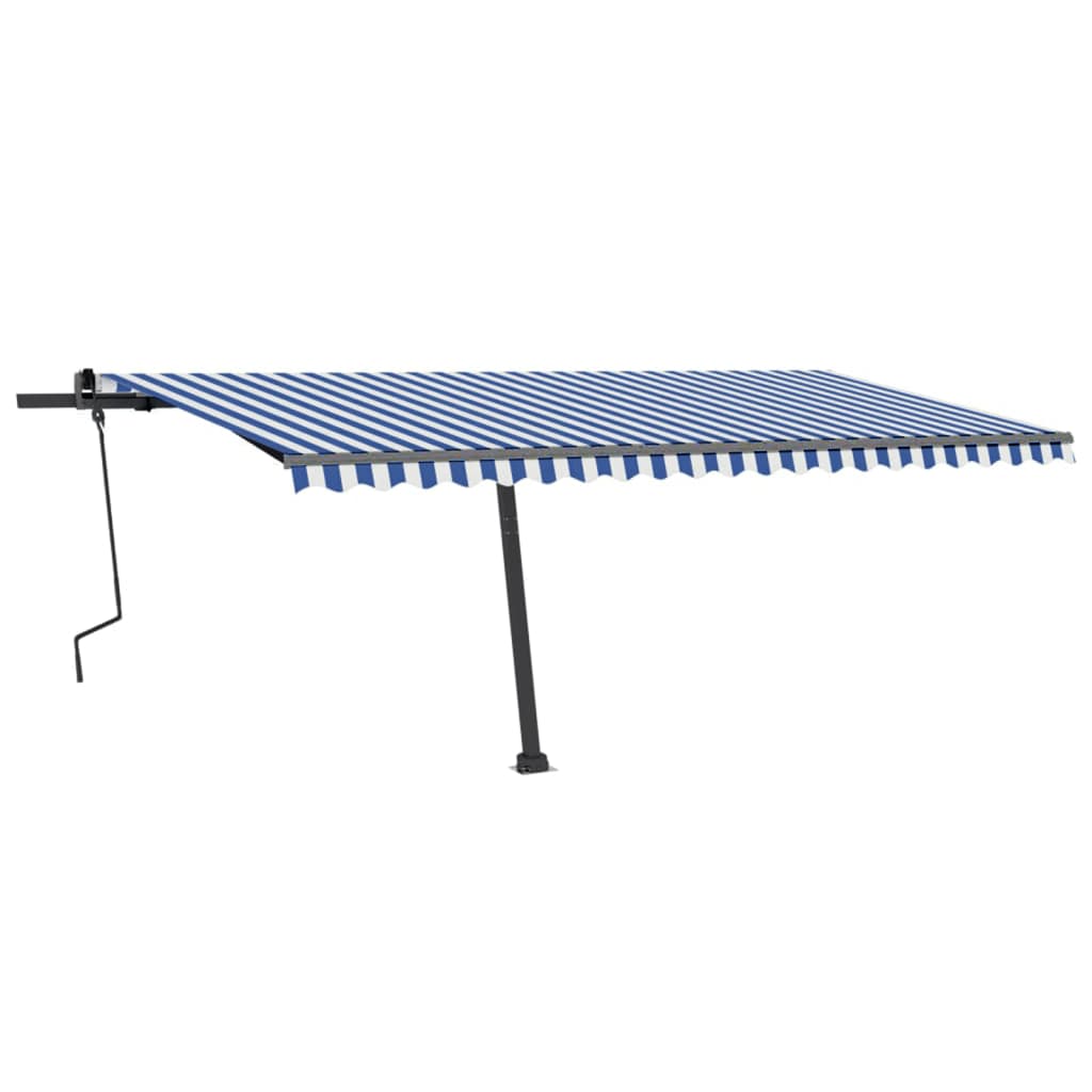 VidaXL Luifel handmatig uittrekbaar met LED 500x300 cm