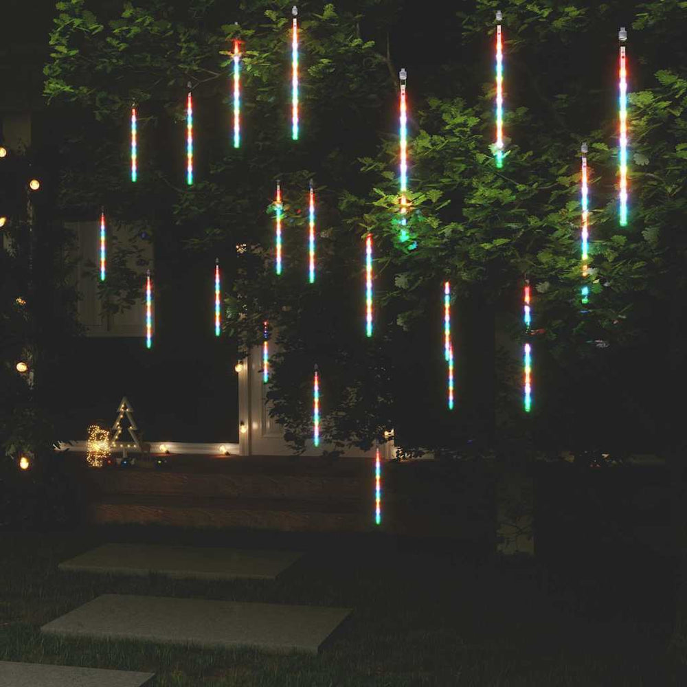 Vidaxl meteoorlichten 20 st 480 led's binnen buiten 30 cm meerkleurig