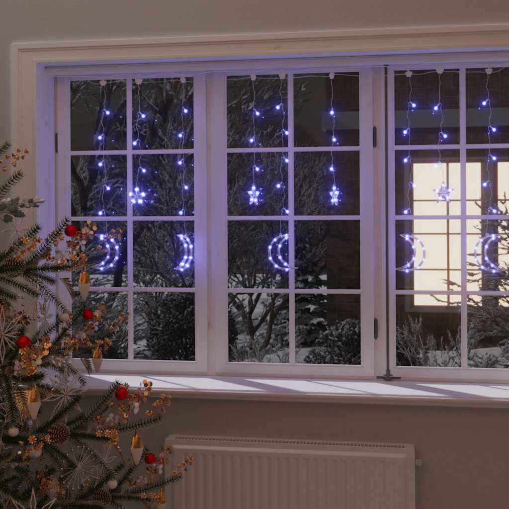 Vidaxl lichtslinger ster en maan afstandsbediening 345 led's