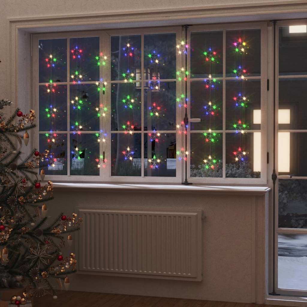 Vidaxl lichtsnoer sterren met 200 led's 8 functies meerkleurig