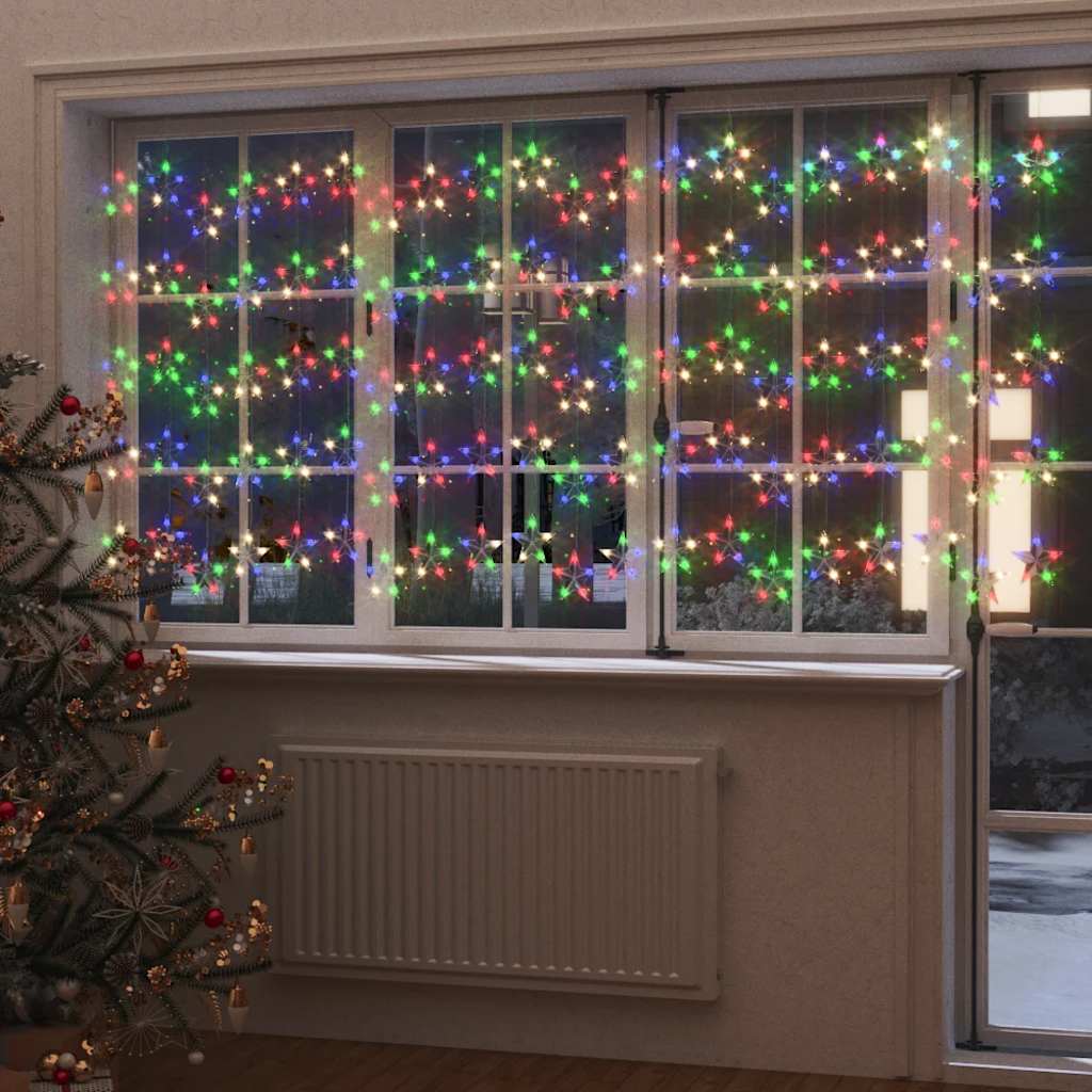 Vidaxl lichtsnoer sterren met 500 led's 8 functies meerkleurig