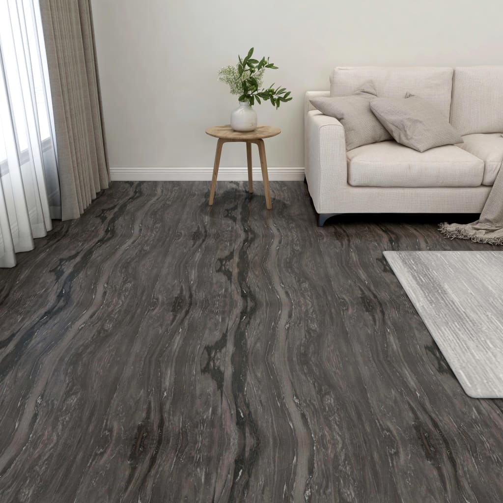Vidaxl vloerplanken 20 st zelfklevende 1,86 m² pvc donkergrijs