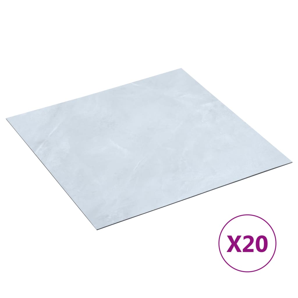 Vidaxl vloerplanken 20 st zelfklevend 1,86 m² pvc met marmerpatroon