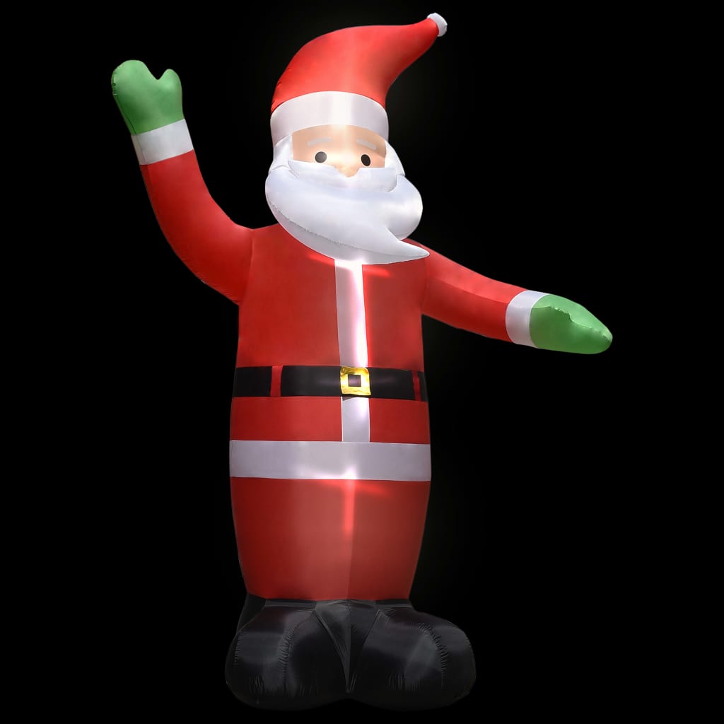 Vidaxl kerstman opblaasbaar met led's ip44 3m
