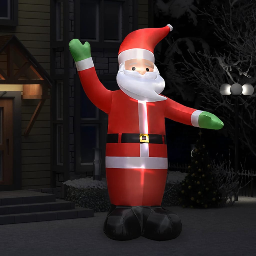 Vidaxl kerstman opblaasbaar met led's ip44 3m
