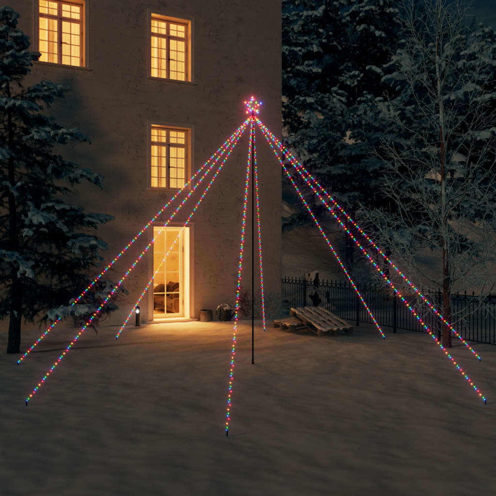 Vidaxl led-kerstboom binnen buiten 800 leds themacampagne 5 m
