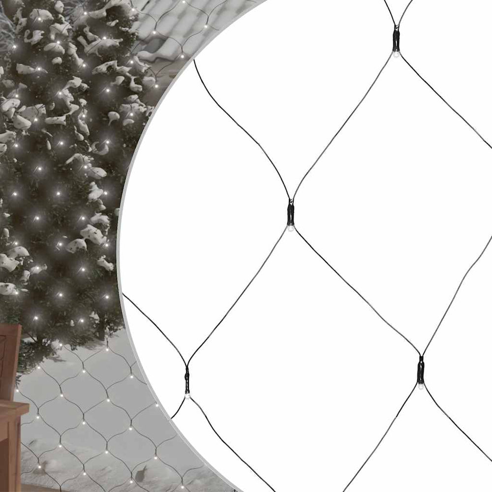 Vidaxl kerstnetverlichting 306 led's binnen en buiten 3x3 m koudwit