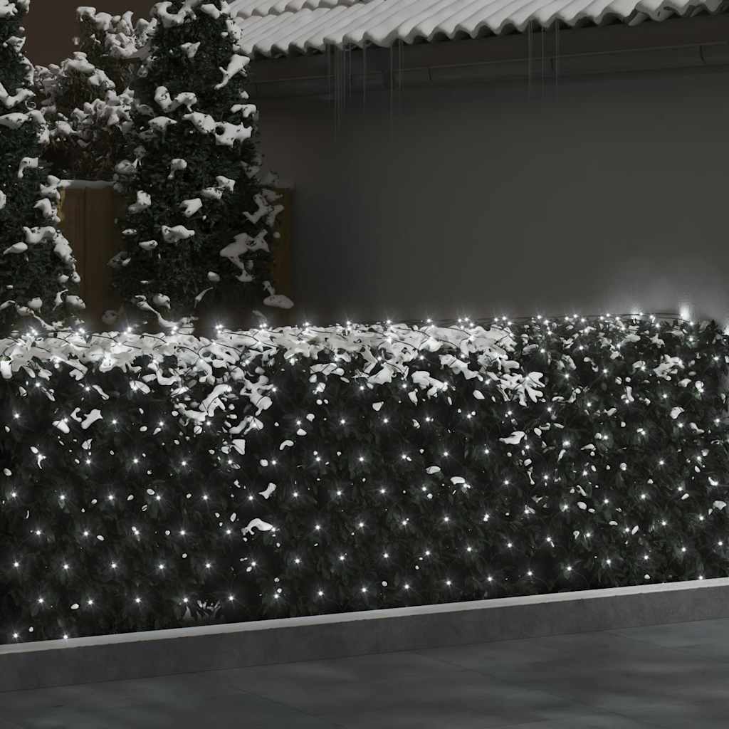 VidaXL Kerstnetverlichting 544 LED's binnen en buiten 4x4m koudwit