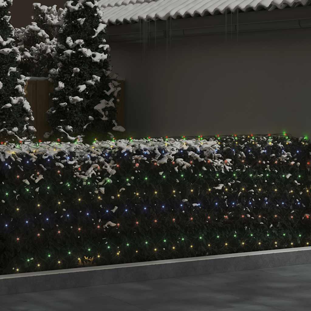 Vidaxl kerstnetverlichting 544 led's binnen buiten 4x4m meerkleurig