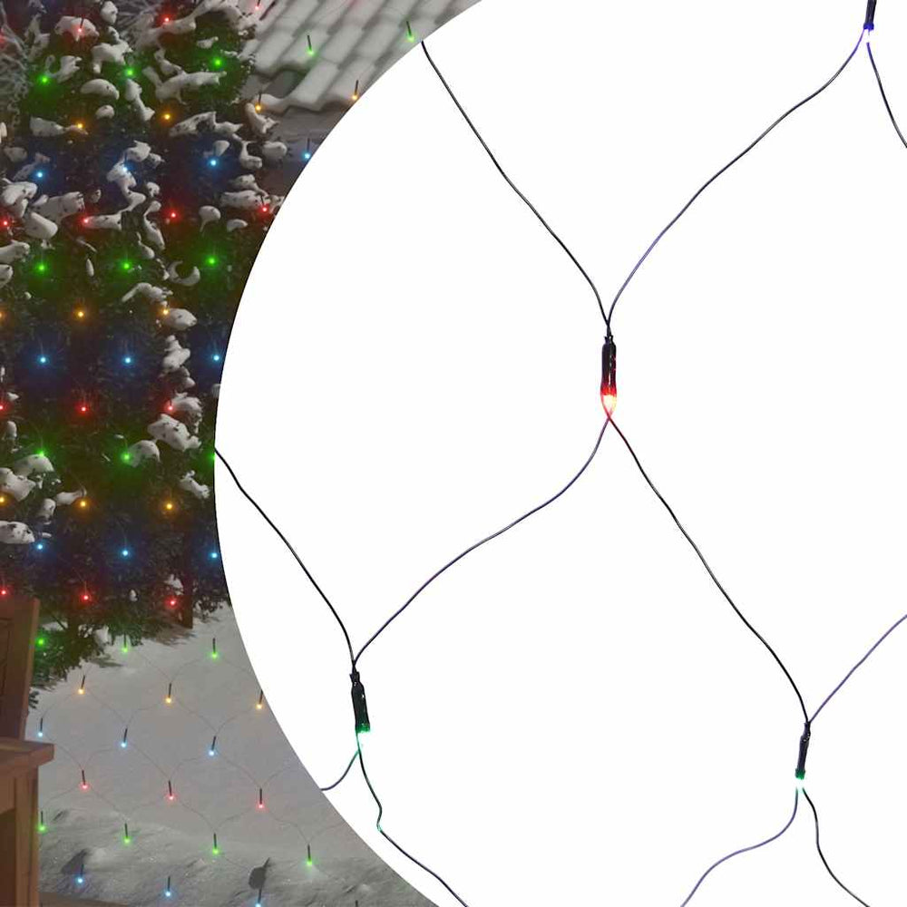 Vidaxl kerstnetverlichting 544 led's binnen buiten 4x4 m meerkleurig