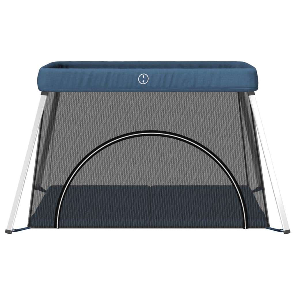 Vidaxl babybox met matraslinnen marineblauw