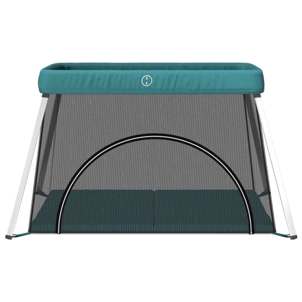Vidaxl babybox met matraslinnen groen