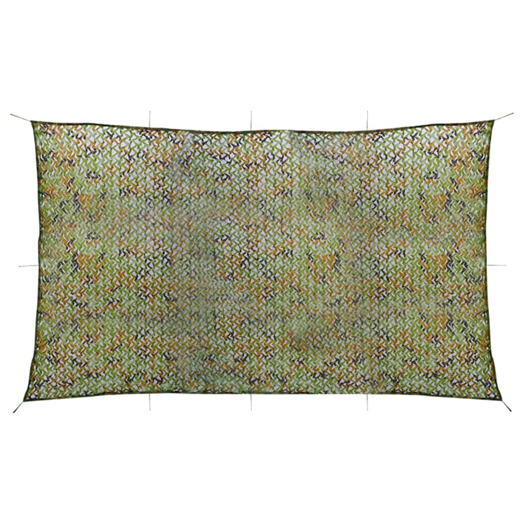 VidaXL Camouflagenet met opbergtas 3x6m groen
