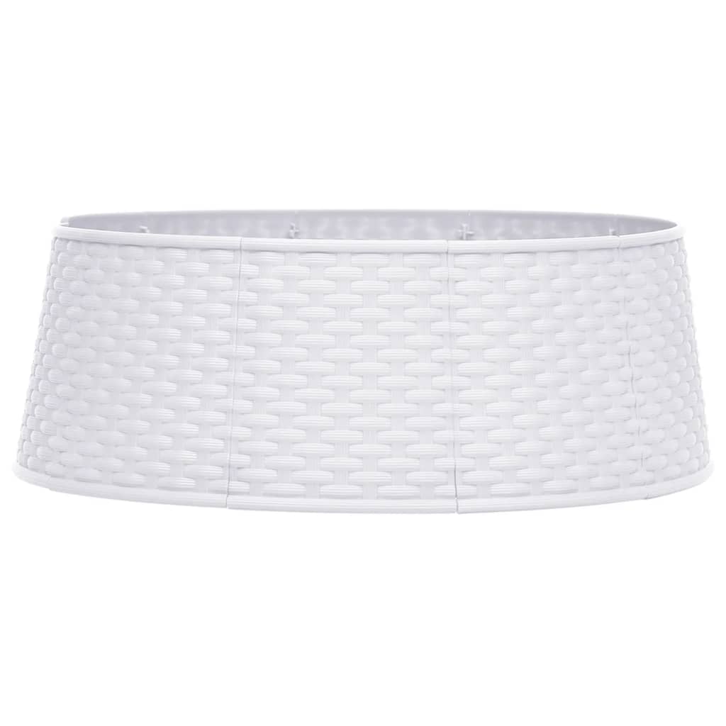 VidaXL Kerstboomrok Ø54x19,5 cm wit
