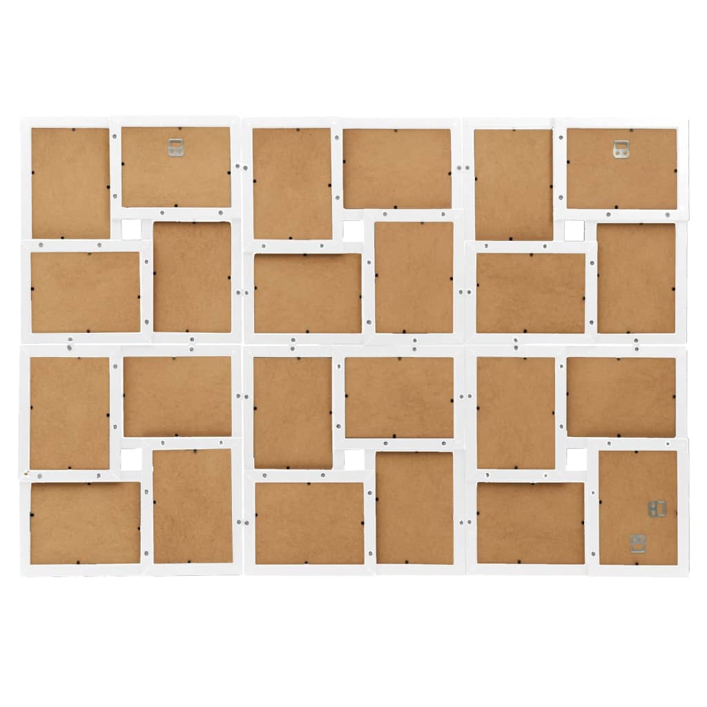 Vidaxl fotolijst voor 24x(13x18 cm) foto mdf wit