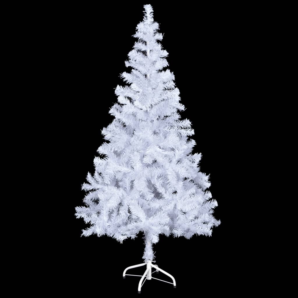 VidaXL Kunstkerstboom met verlichting en kerstballen 230 takken 120 cm