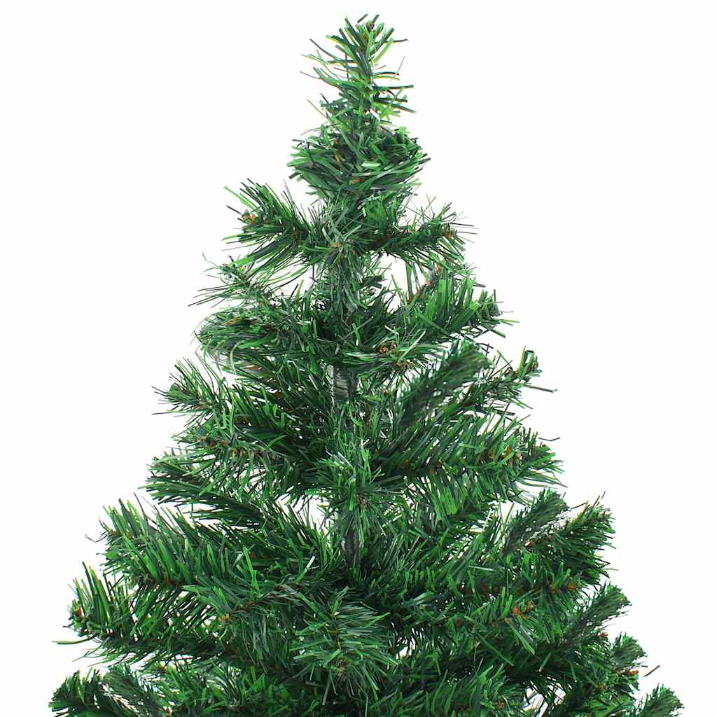 Vidaxl kunstkerstboom met verlichting en kerstballen 380 takken 150 cm