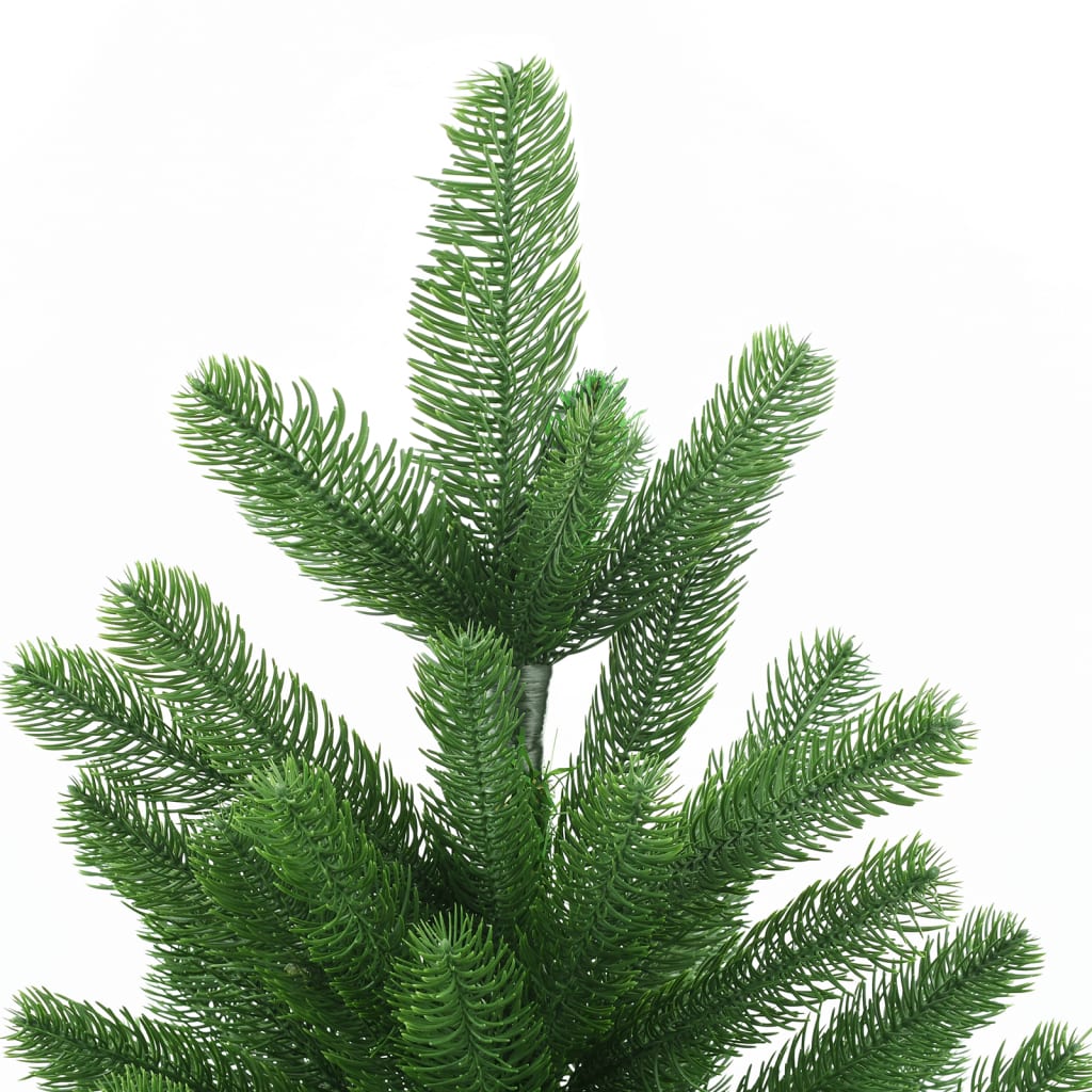 Vidaxl kunstkerstboom met verlichting en kerstballen 180 cm groen