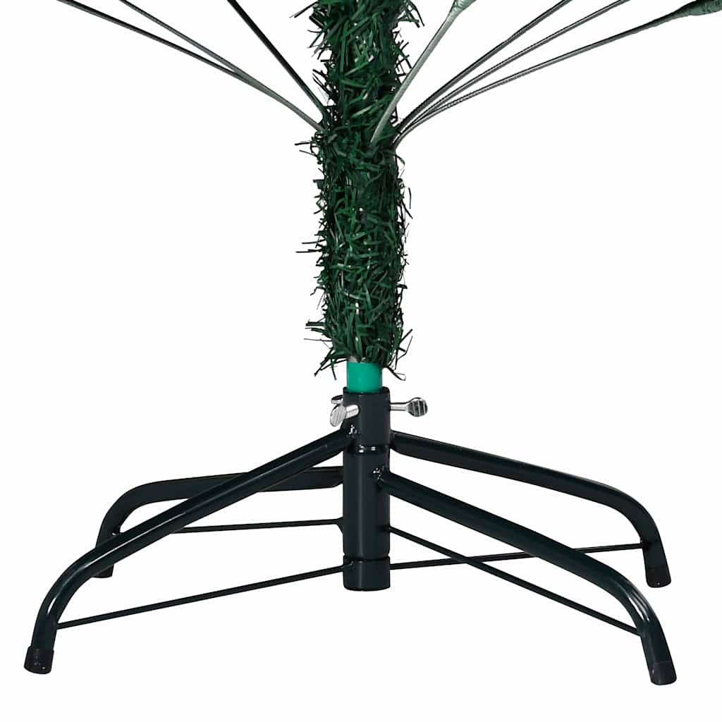Vidaxl kunstkerstboom met verlichting en kerstballen 240 cm groen