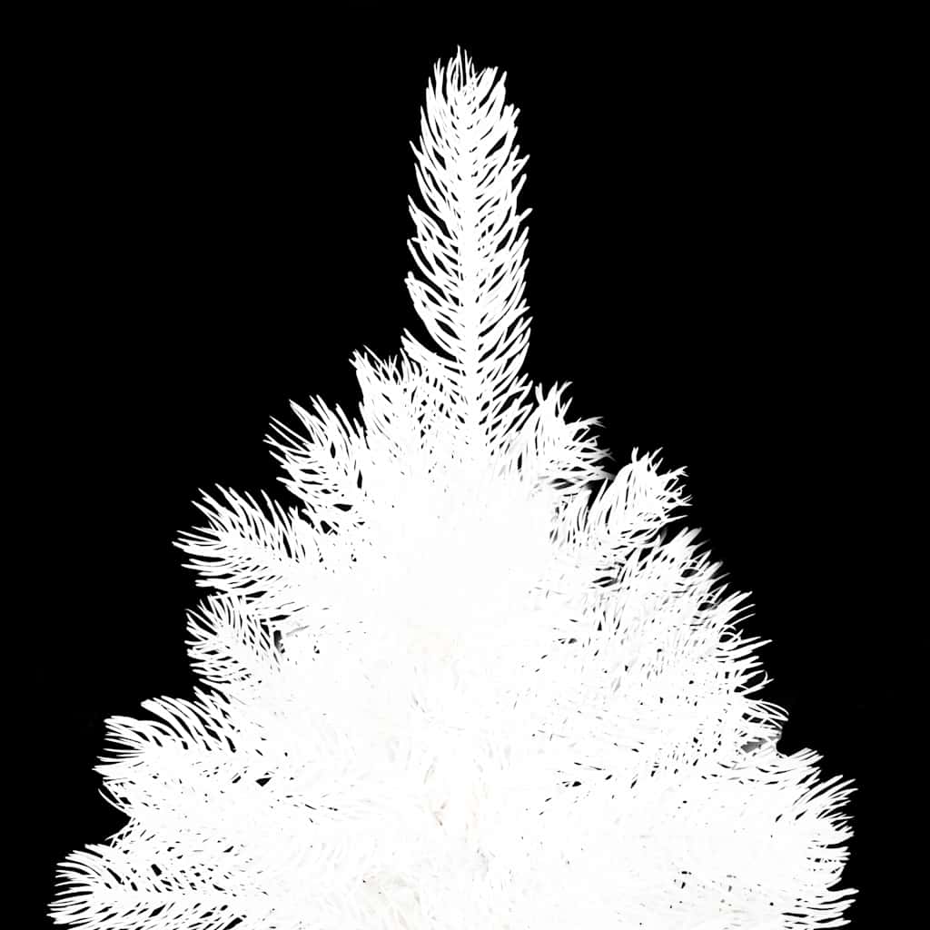 Vidaxl kunstkerstboom met verlichting en kerstballen 120 cm wit