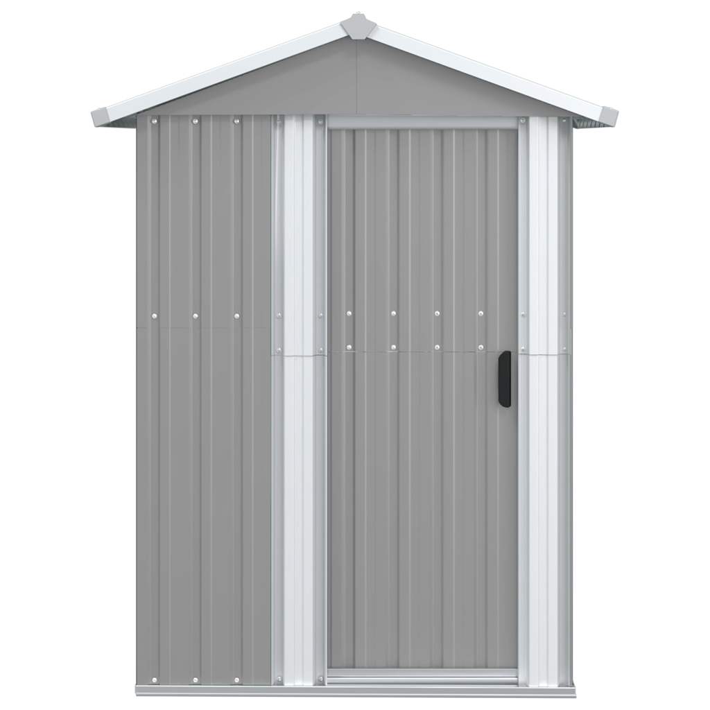 Vidaxl tuinschuur 126x97,5x177 cm gegalvaniseerd staal grijs