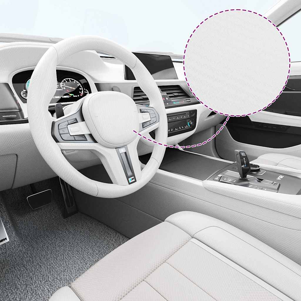 Vidaxl 2 st autofolie 3d 100x150 cm + 50x150 cm wit