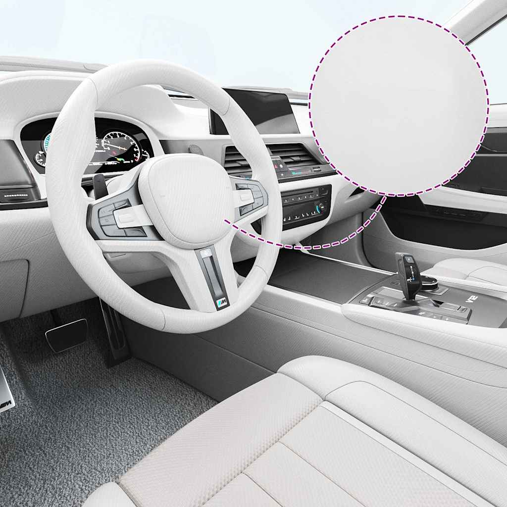 Vidaxl 2 st autofolie 4d 100x150 cm + 50x150 cm wit