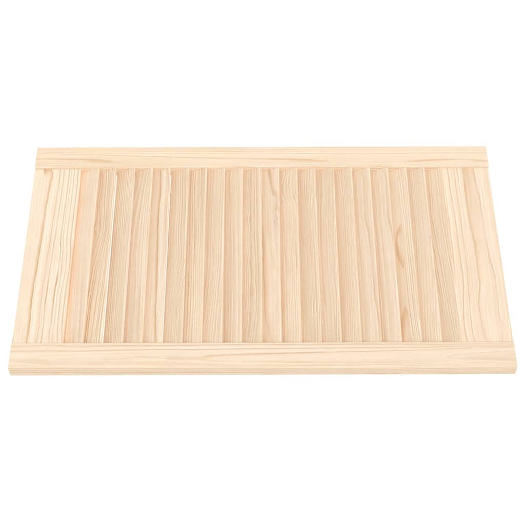 Vidaxl kastdeuren met lamellen 4 st 69x39,4 cm massief groenenhout