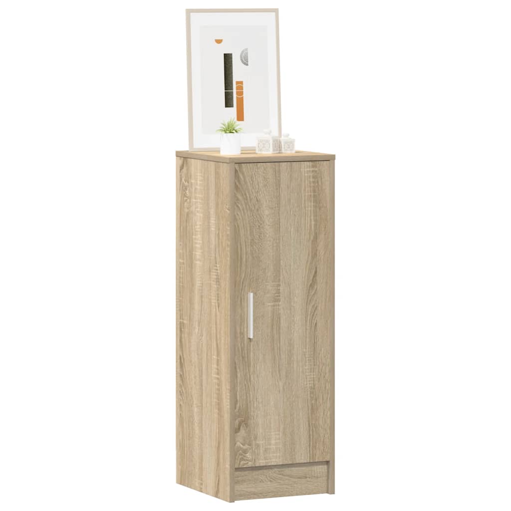 Vidaxl schoenenkast 32x35x92 cm bewerkt hout sonoma eikenkleurig