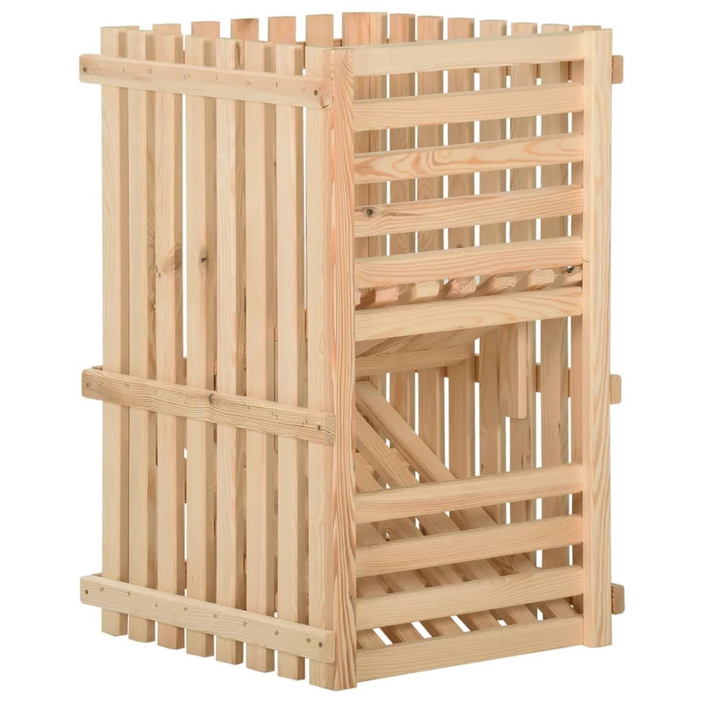 Vidaxl aardappelkist 50x50x80 cm massief groenhout