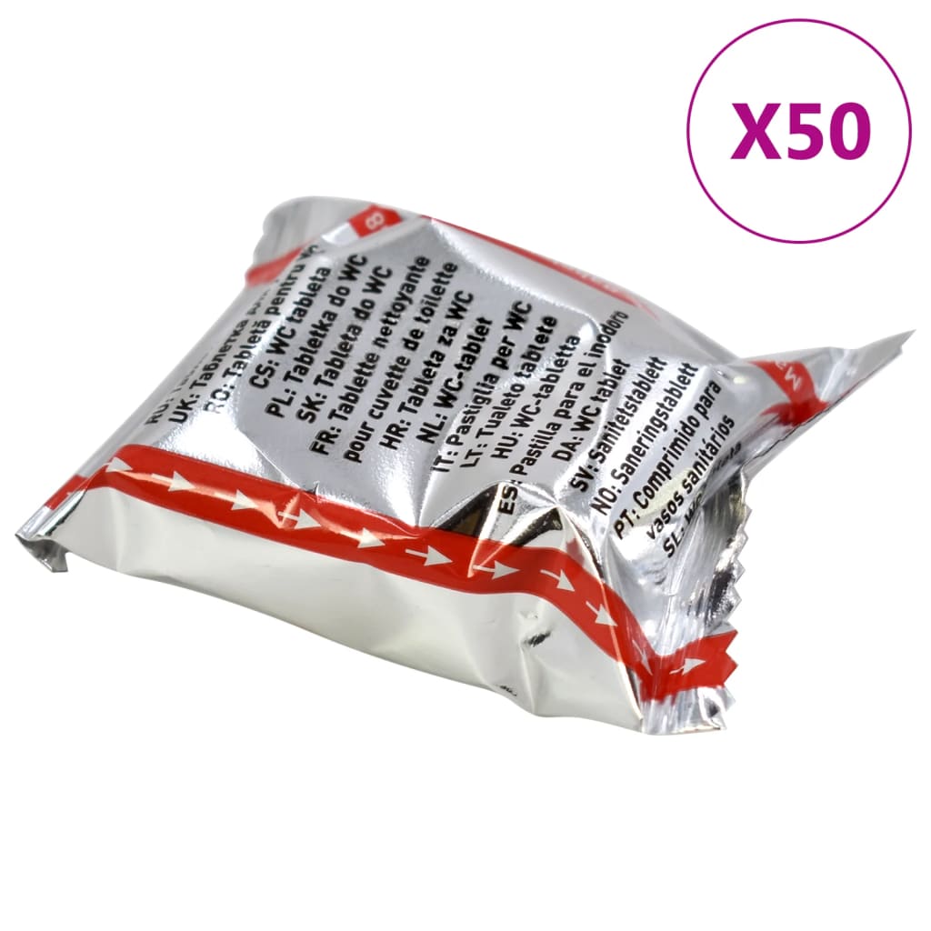 VidaXL Toiletreinigingstabletten 50 st urinaalreinigers