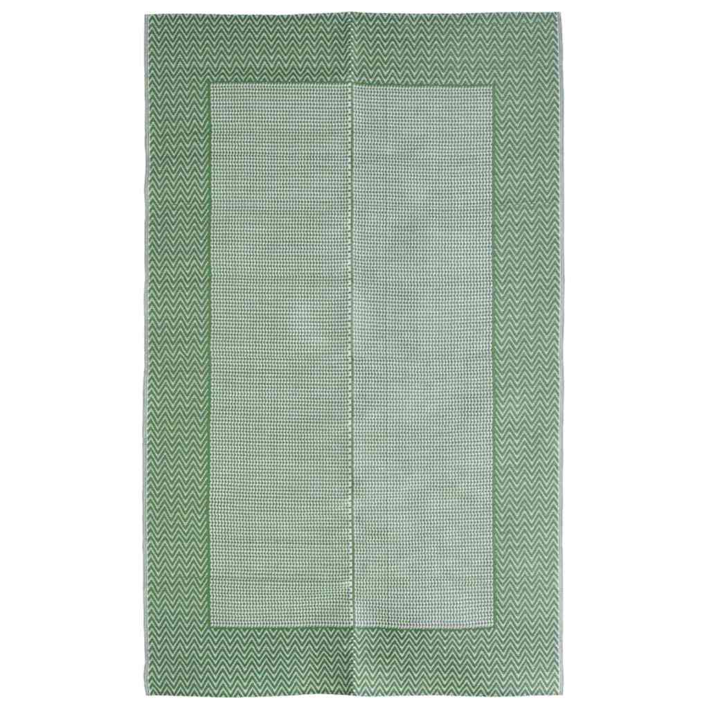 Vidaxl buitenkleed arakil 160x230 cm polypropeen groen