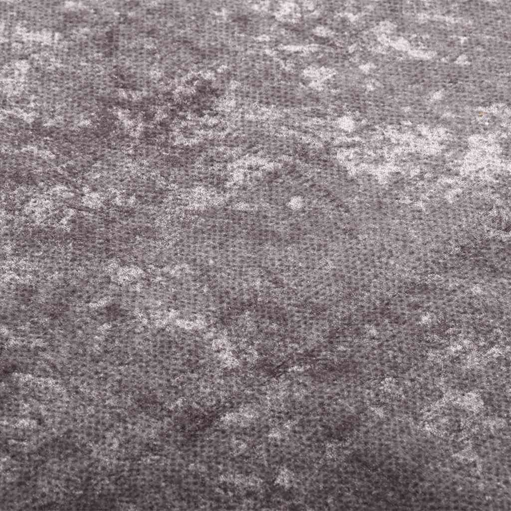 VidaXL Vloerkleed wasbaar antislip 160x230 cm grijs