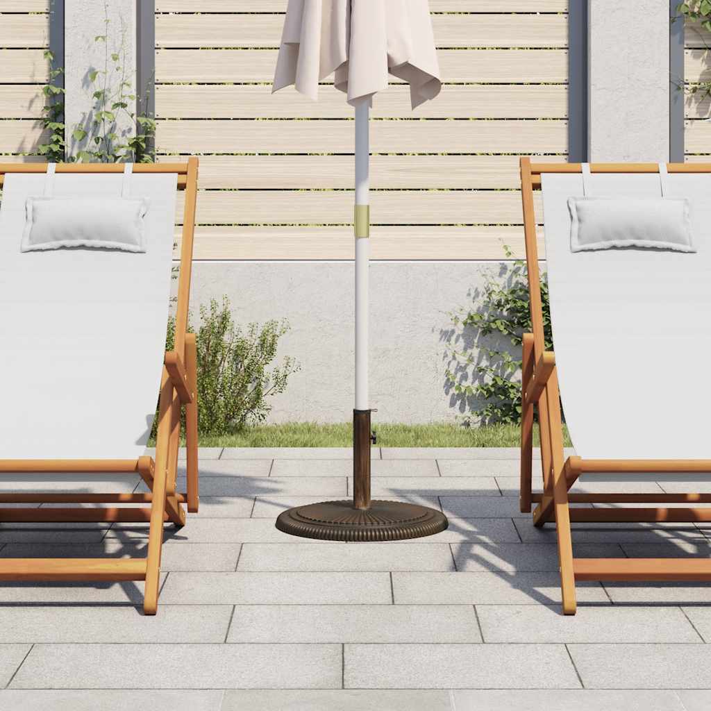 Vidaxl parasolvoet 45x45x30 cm gietijzer bronskleurig