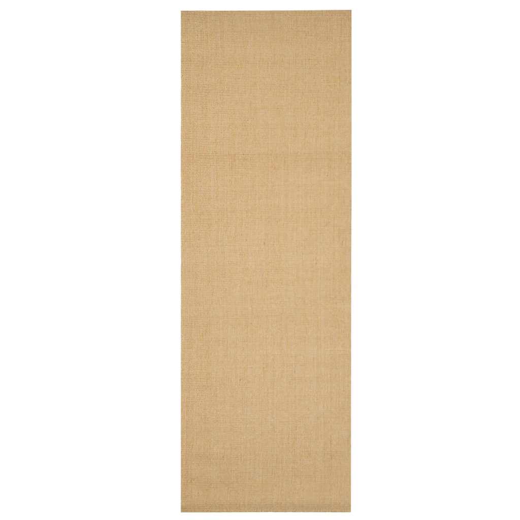 Vidaxl vloerkleed 66x200 cm natuurlijk sisal
