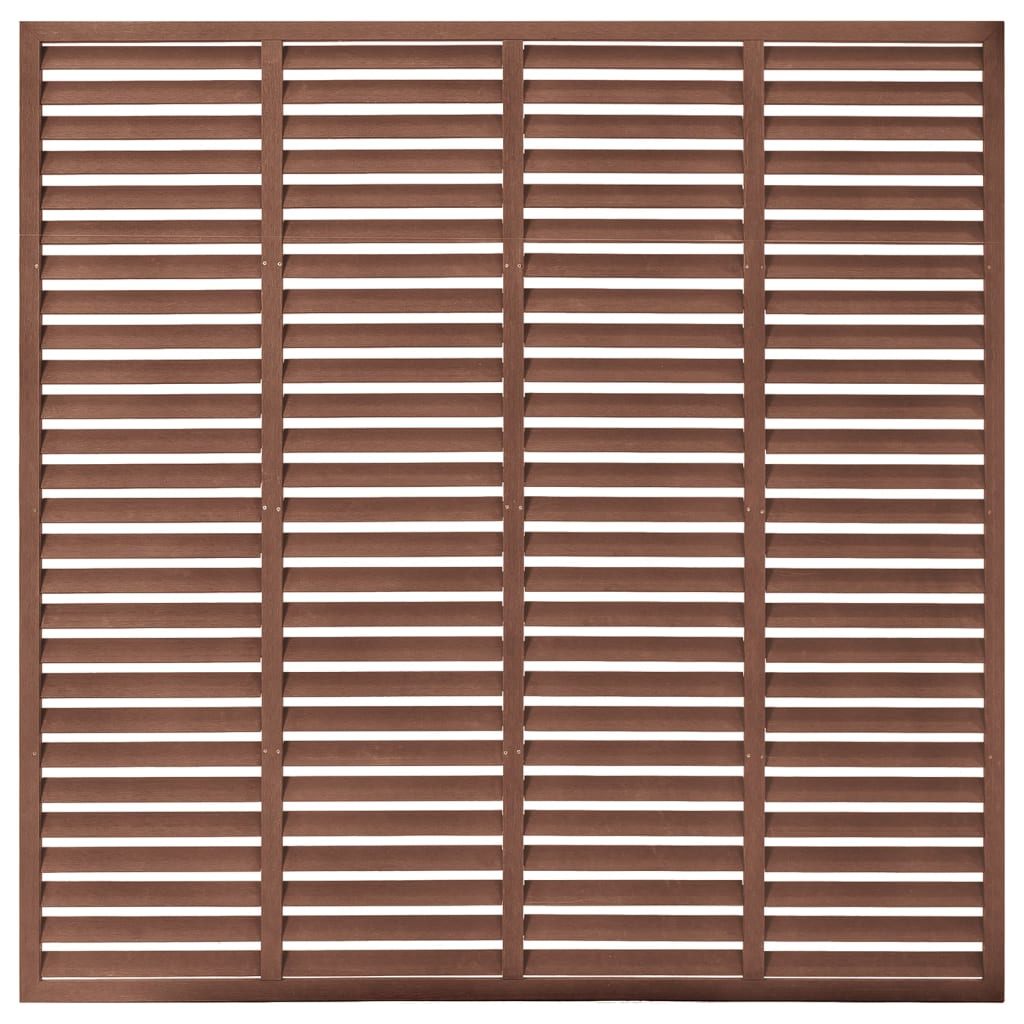 Vidaxl lamellenscherm 180x180 cm hkc bruin