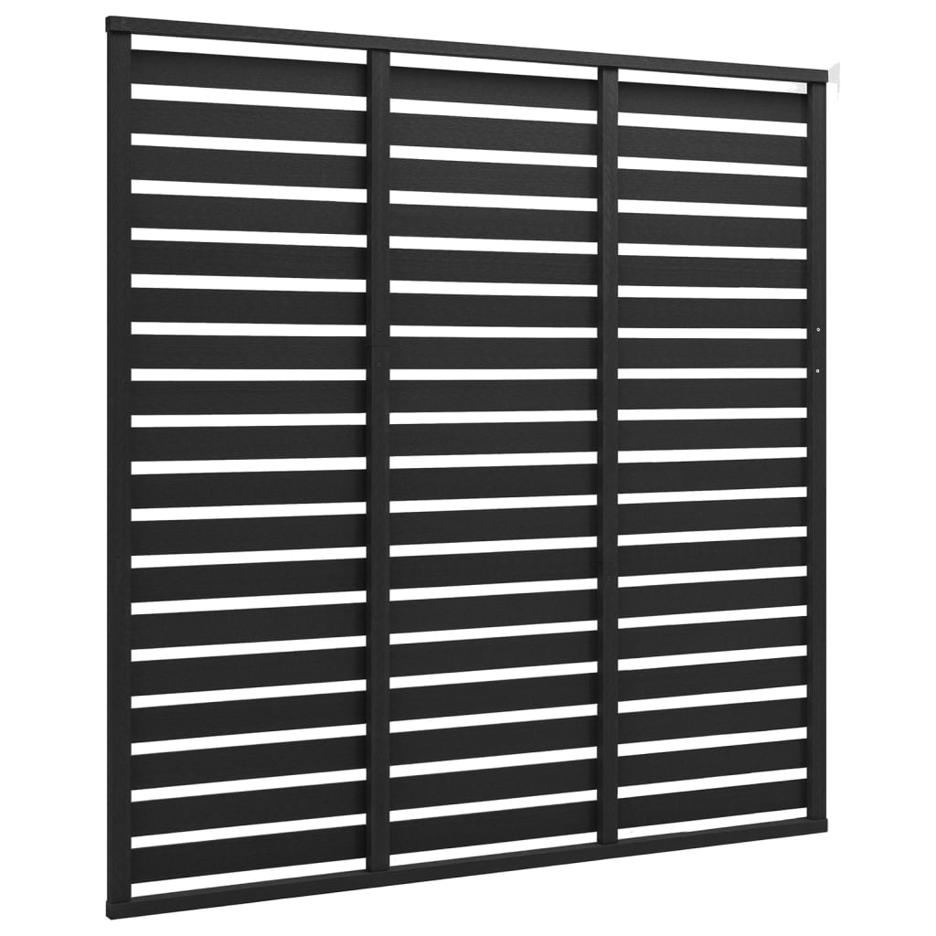 Vidaxl beschermpaneel 180x180 cm hkc zwart