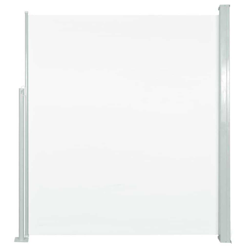 VidaXL Tuinscherm uittrekbaar 160x300 cm crèmekleurig