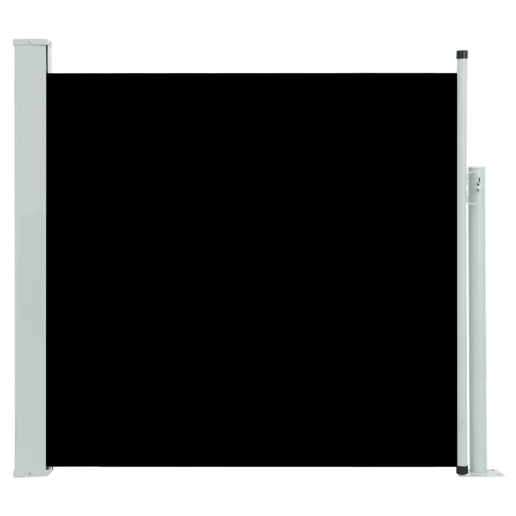 VidaXL Tuinscherm uittrekbaar 170x300 cm zwart