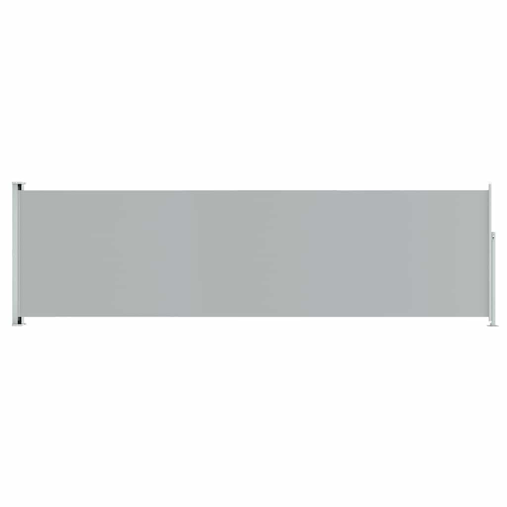 Vidaxl tuinscherm uittrekbaar 180x600 cm grijs