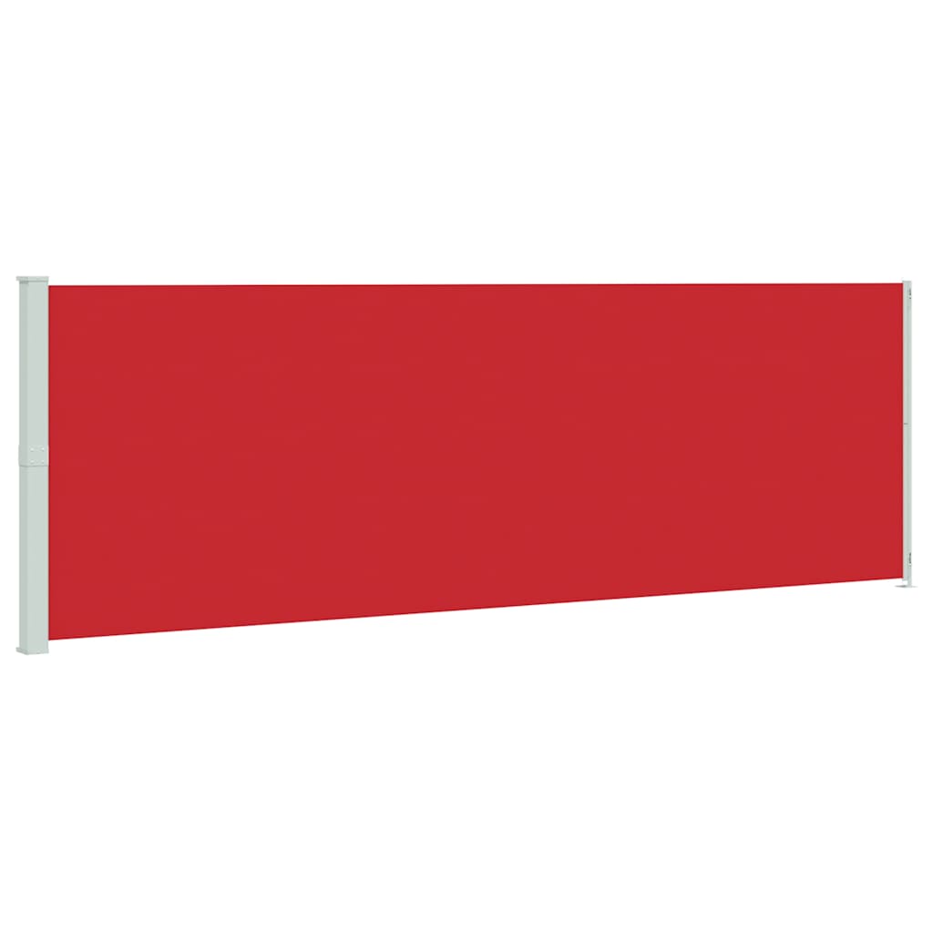 Vidaxl tuinscherm uittrekbaar 200x600 cm rood